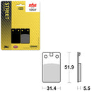 SBS ATV/UTV CERAMIC BRAKE PAD (6190595108)