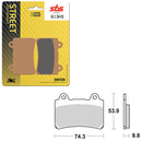 SBS PREFORMANCE SINTER BRAKE PAD 613HS (6250613108)