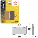 SBS PREFORMANCE SINTER BRAKE PAD 622HS (6250622108)