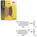 SBS PREFORMANCE SINTER BRAKE PAD 627HS (6250627108)