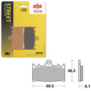 SBS PREFORMANCE SINTER BRAKE PAD 631HS (6250631108)