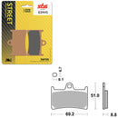 SBS PREFORMANCE SINTER BRAKE PAD 634HS (6250634108)