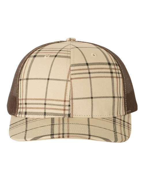 Richardson Patterned Snapback Trucker Cap - 112P