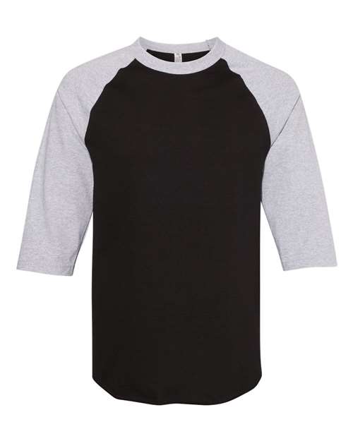 ALSTYLE Classic Raglan Three-Quarter Sleeve T-Shirt - 1334