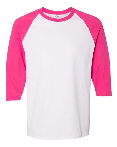 Gildan Heavy Cotton™ Raglan Three-Quarter Sleeve T-Shirt - 5700