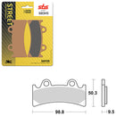 SBS PREFORMANCE SINTER BRAKE PAD 683HS (6250683108)