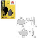 SBS ATV/UTV CERAMIC BRAKE PAD (6190687108)