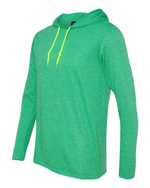 Gildan Softstyle® Lightweight Hooded Long Sleeve T-Shirt - 987