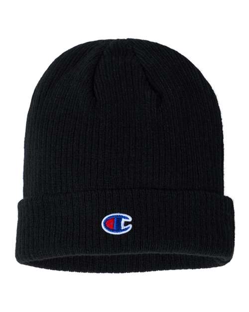 Champion Ribbed Knit Cuffed Beanie - CS4003