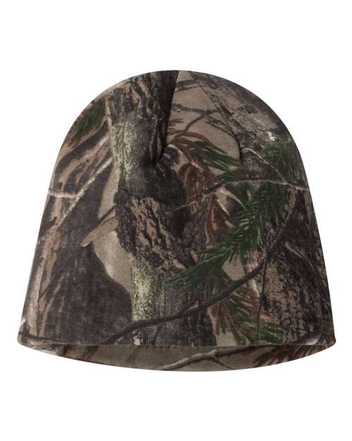 Kati 8" Camo Knit Beanie - LCB08