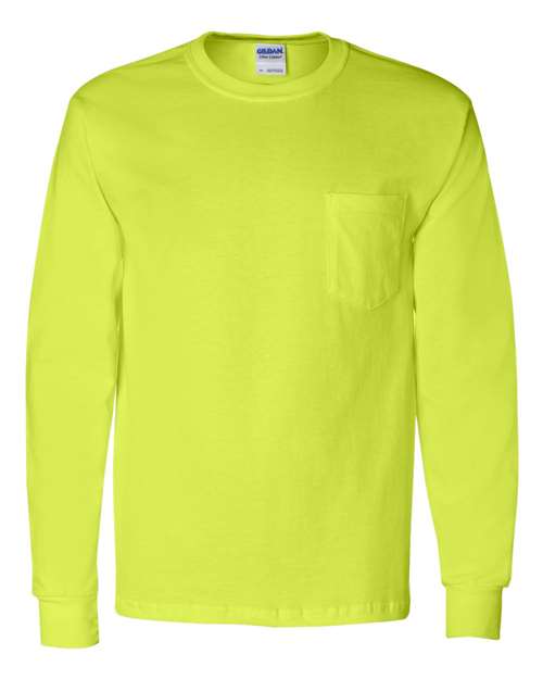 Gildan Ultra Cotton® Long Sleeve Pocket T-Shirt - 2410