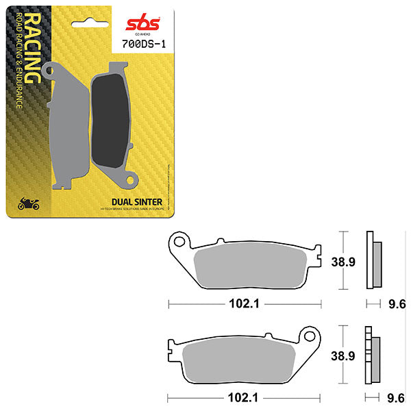 SBS BRAKE PAD 700DS-1 (6370700108)