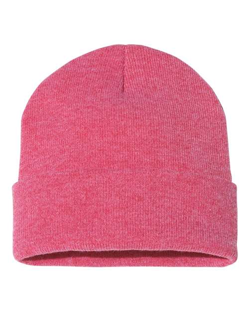 Sportsman Solid 12" Cuffed Beanie - SP12