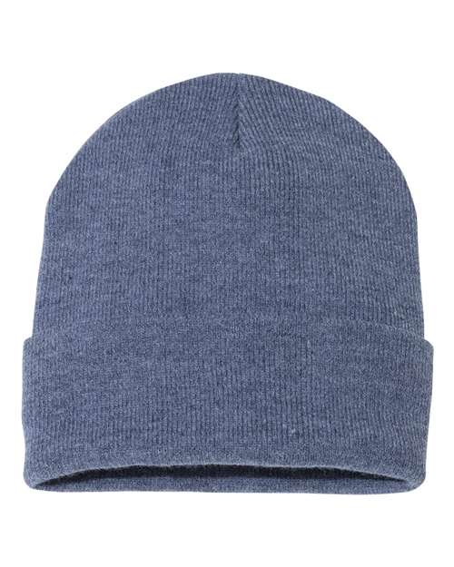 Sportsman Solid 12" Cuffed Beanie - SP12