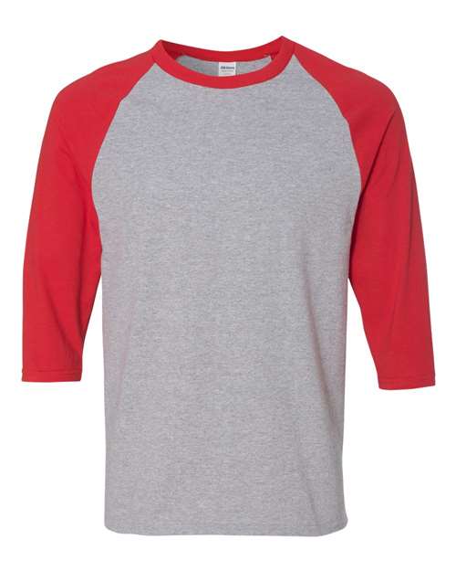 Gildan Heavy Cotton™ Raglan Three-Quarter Sleeve T-Shirt - 5700