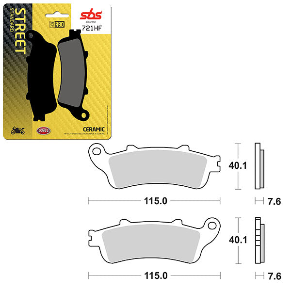 SBS ATV/UTV CERAMIC BRAKE PAD (6190721108)