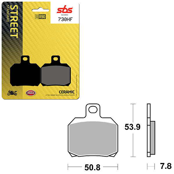 SBS ATV/UTV CERAMIC BRAKE PAD (6190730108)