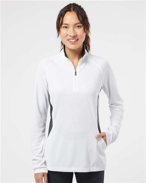 Adidas Women's Lightweight Quarter-Zip Pullover - A281