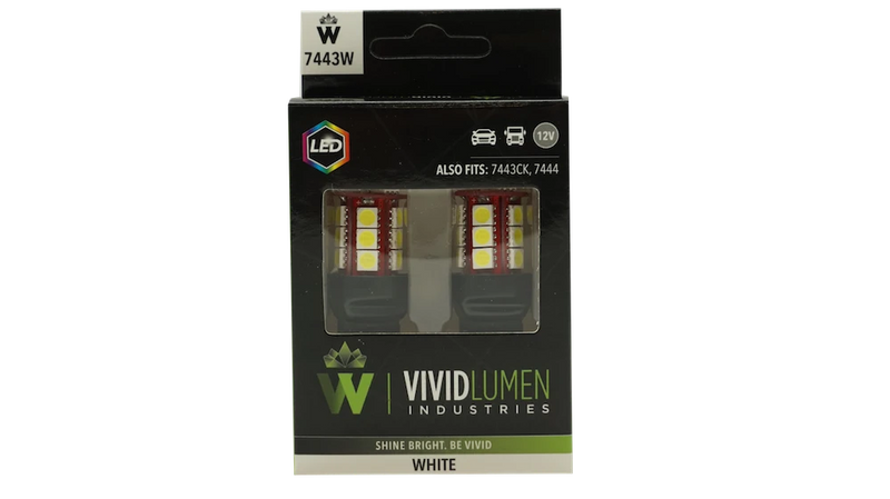 Long Lasting Led Bulbs 7443 White Pair