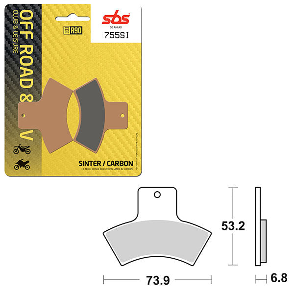 SBS ATV/UTV SINTER BRAKE PAD (6240755108)