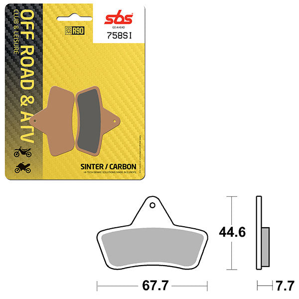 SBS ATV/UTV SINTER BRAKE PAD (6240758108)