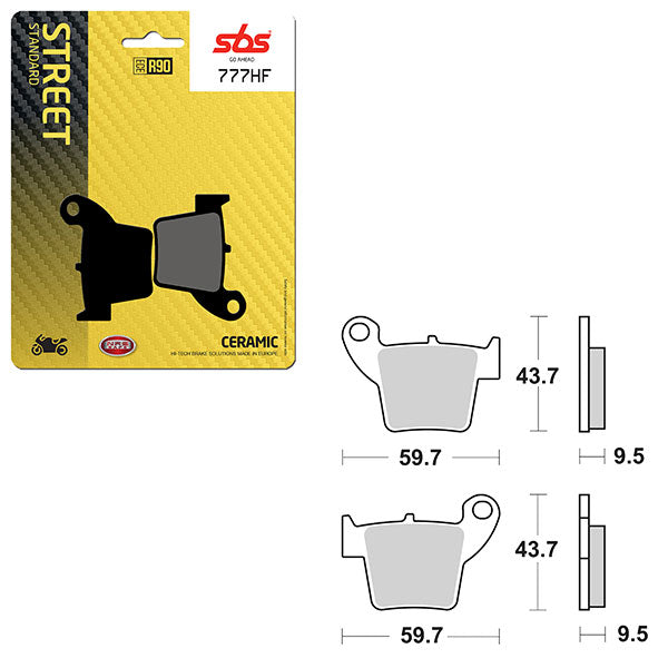 SBS ATV/UTV CERAMIC BRAKE PAD (6190777108)