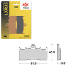 SBS PREFORMANCE SINTER BRAKE PAD 778HS (6250778108)