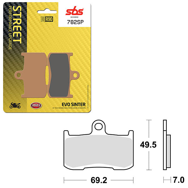 SBS SP EVO SINTER FRONT BRAKE PAD (6390782108)