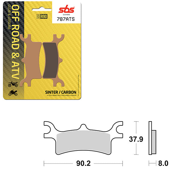 SBS ATV/UTV SINTER BRAKE PAD (6460787108)