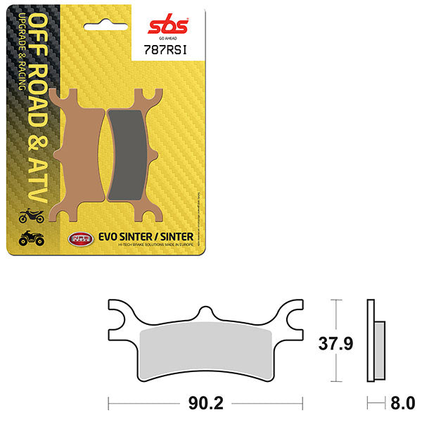 SBS ATV/UTV EVO SINTER BRAKE PAD (6280787108)