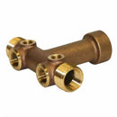 Merrill 1" FIP x 1" MIP x 1" MIP No-Lead Brass Tank Tee 1/2" Drains 5" Long Item