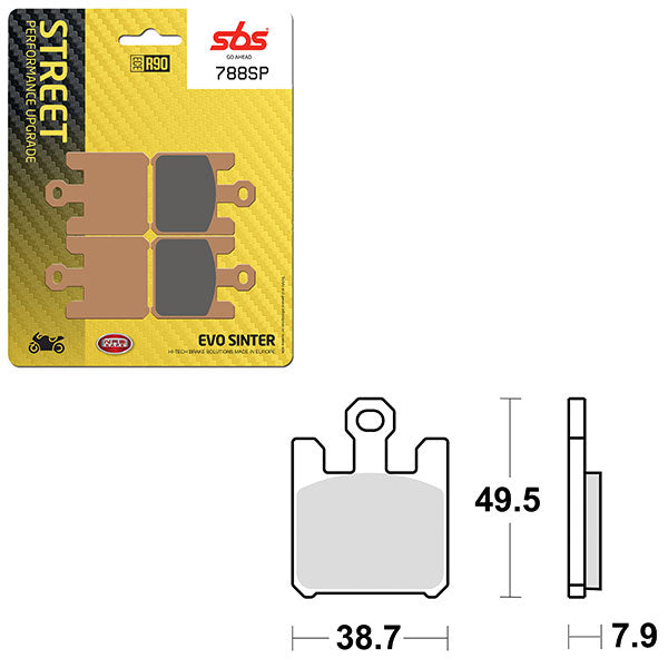 SBS SP EVO SINTER FRONT BRAKE PAD (6390788108)