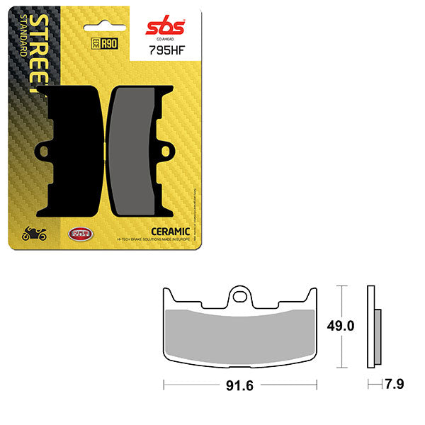 SBS ATV/UTV CERAMIC BRAKE PAD (6190795108)