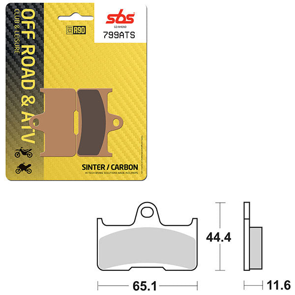 SBS ATV/UTV SINTER BRAKE PAD (6460799108)