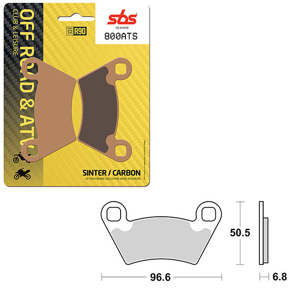 SBS ATV/UTV SINTER BRAKE PAD (6460800108)