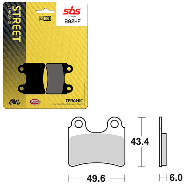 SBS ATV/UTV CERAMIC BRAKE PAD (6190802108)