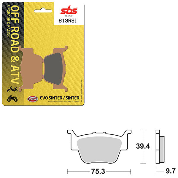 SBS ATV/UTV EVO SINTER BRAKE PAD (6280813108)