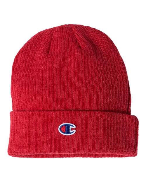 Champion Ribbed Knit Cuffed Beanie - CS4003