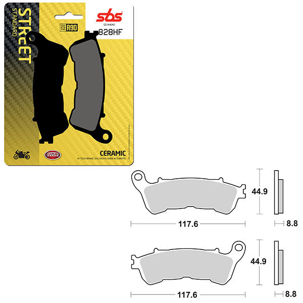 SBS ATV/UTV CERAMIC BRAKE PAD (6190828108)