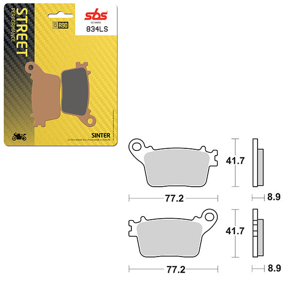 SBS PERFORMANCE LS SINTER REAR BRAKE PAD (6260834108)