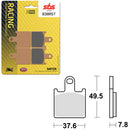 SBS ROAD RACING & TRACKDAYS SINTER FRONT BRAKE PAD (6470838108)