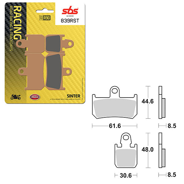 SBS ROAD RACING & TRACKDAYS SINTER FRONT BRAKE PAD (6470839108)