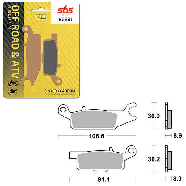 SBS ATV/UTV SINTER BRAKE PAD (6240852108)