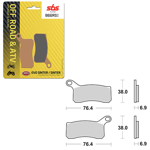 SBS ATV/UTV EVO SINTER BRAKE PAD (6280866108)