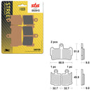 SBS PREFORMANCE SINTER BRAKE PAD 869HS (6250869108)