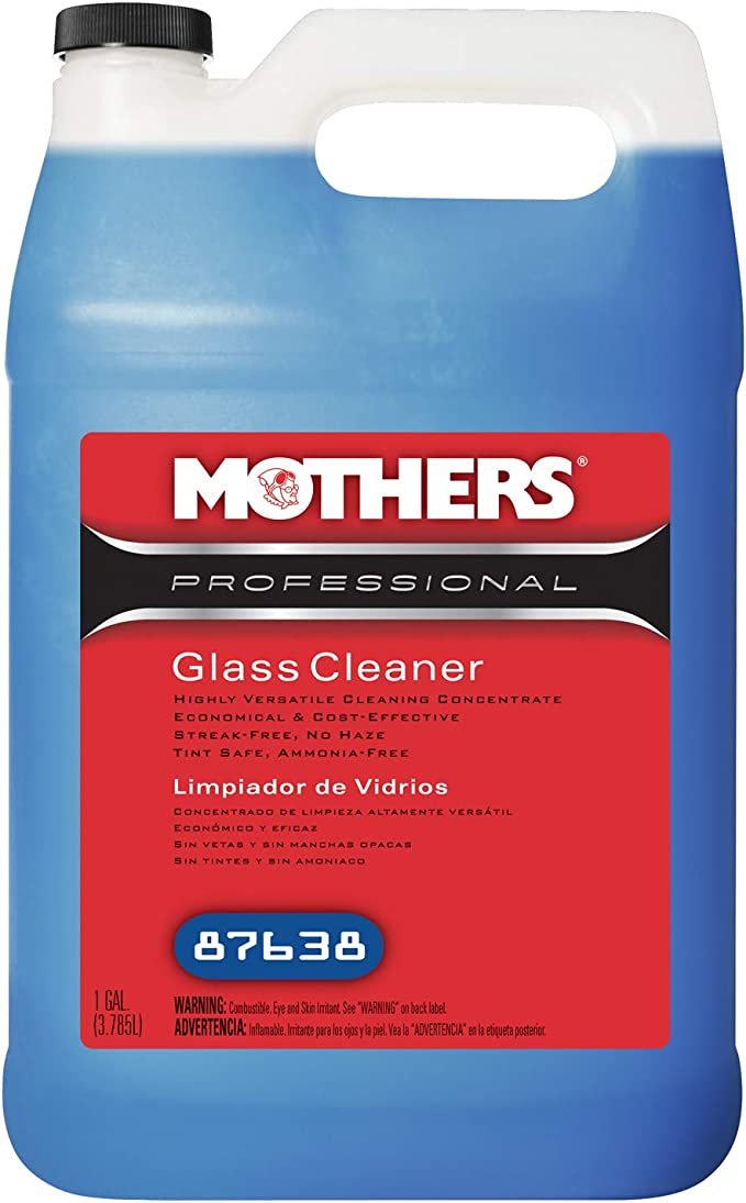 Mothers Polishes Waxes Cleaners Inc. - Professional Glass Cleaner Concentrate 1 gal (CS 4) - MPWC - 87638