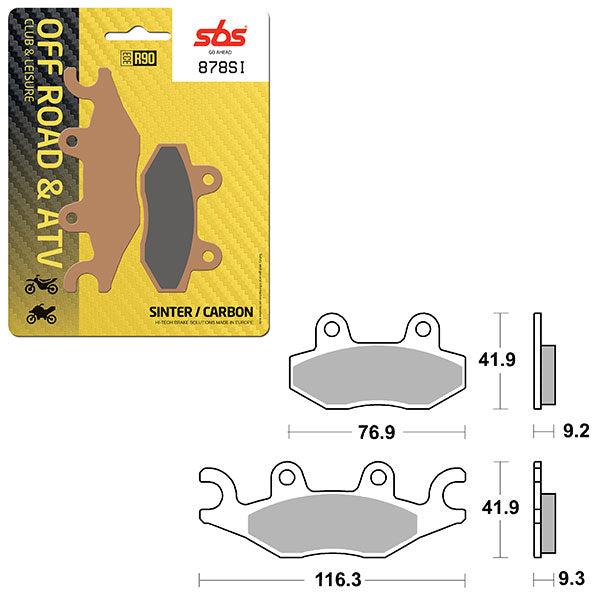 SBS ATV/UTV SINTER BRAKE PAD (6240878108)