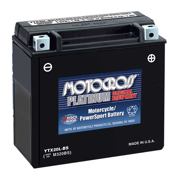 MOTOCROSS YTX20L-BS BATTERY (MOFM320BS)