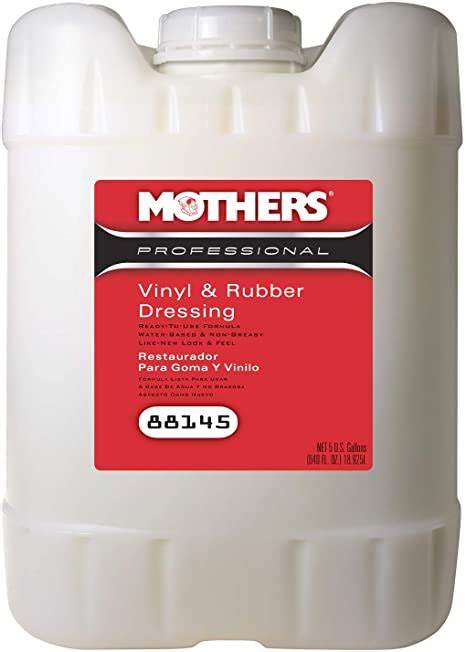 Mothers Polishes Waxes Cleaners Inc. - Professional Vinyl & Rubber Dressing 5 Gallon - MPWC - 88145