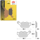 SBS PERFORMANCE LS SINTER REAR BRAKE PAD (6260881108)